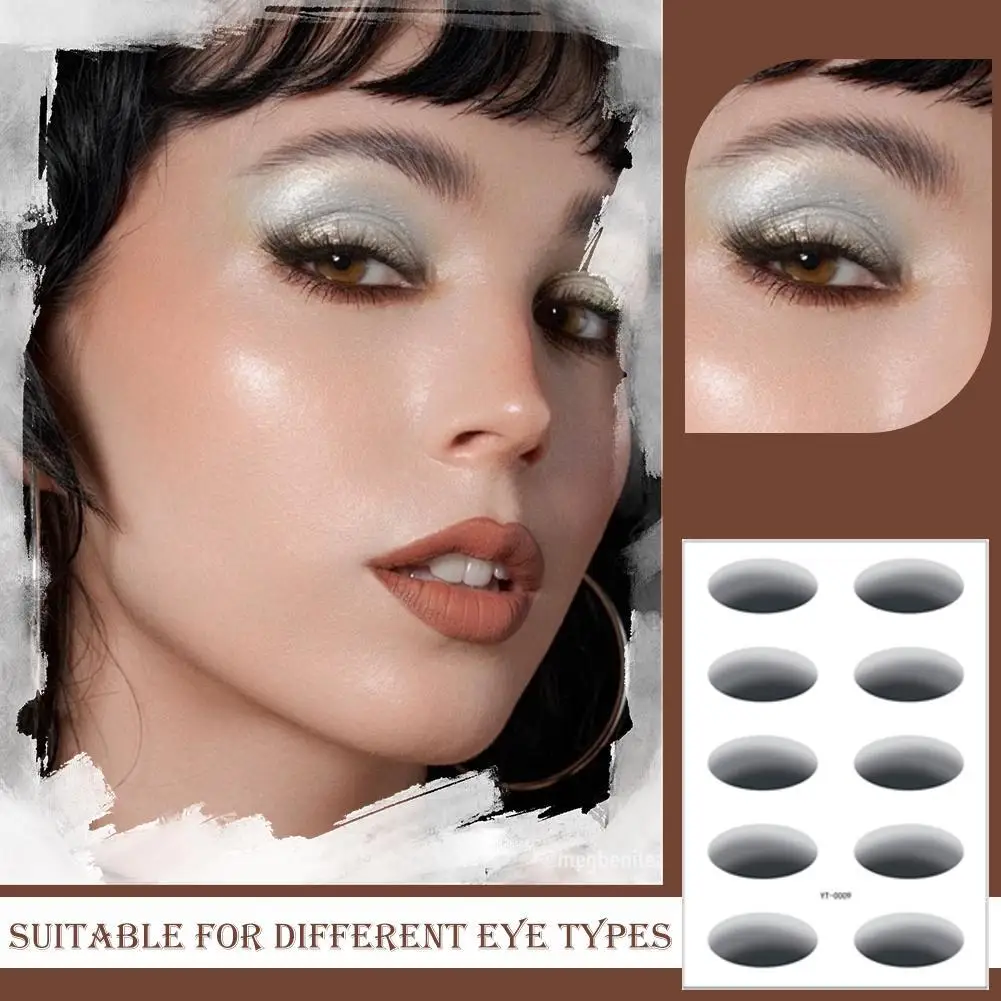 

New Lazy Eye Shadow Eyelash Patch, Eyeshadow Eyelashes Makeup Stickers, 2-in-1 Reusable Eyeshadow & Eyelash Makeup Stickers