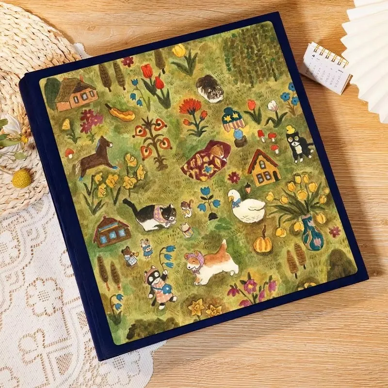 Large Capacity Photo Album Cartoon Style Photo Album 5 Inch 6 Inch 600 Sheets Photo Storage Album Family Baby Growth Records