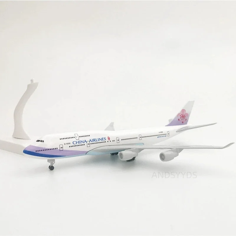 

1/400 металлическая масштабная модель 20 см B747 Китай Airways модель самолета игрушка литой под давлением самолет строительный комплект детские игрушки и хобби самолет