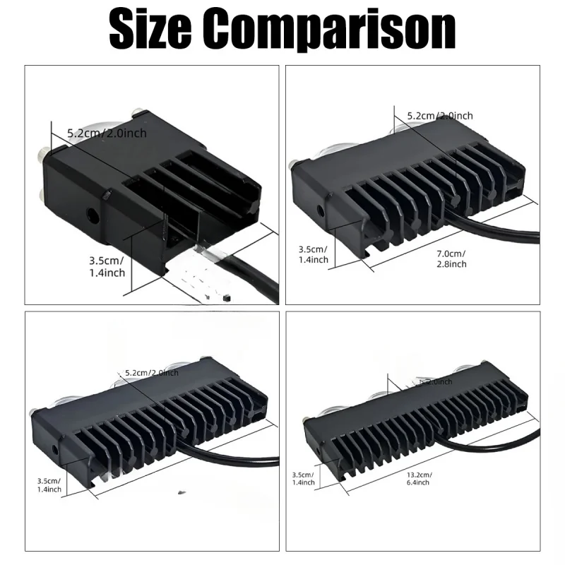 For Car 9V-24V Matrix Laser Headlight Grille Yellow White Dual Color LED Projection Lens Work Light Cross-Border Hot Selling