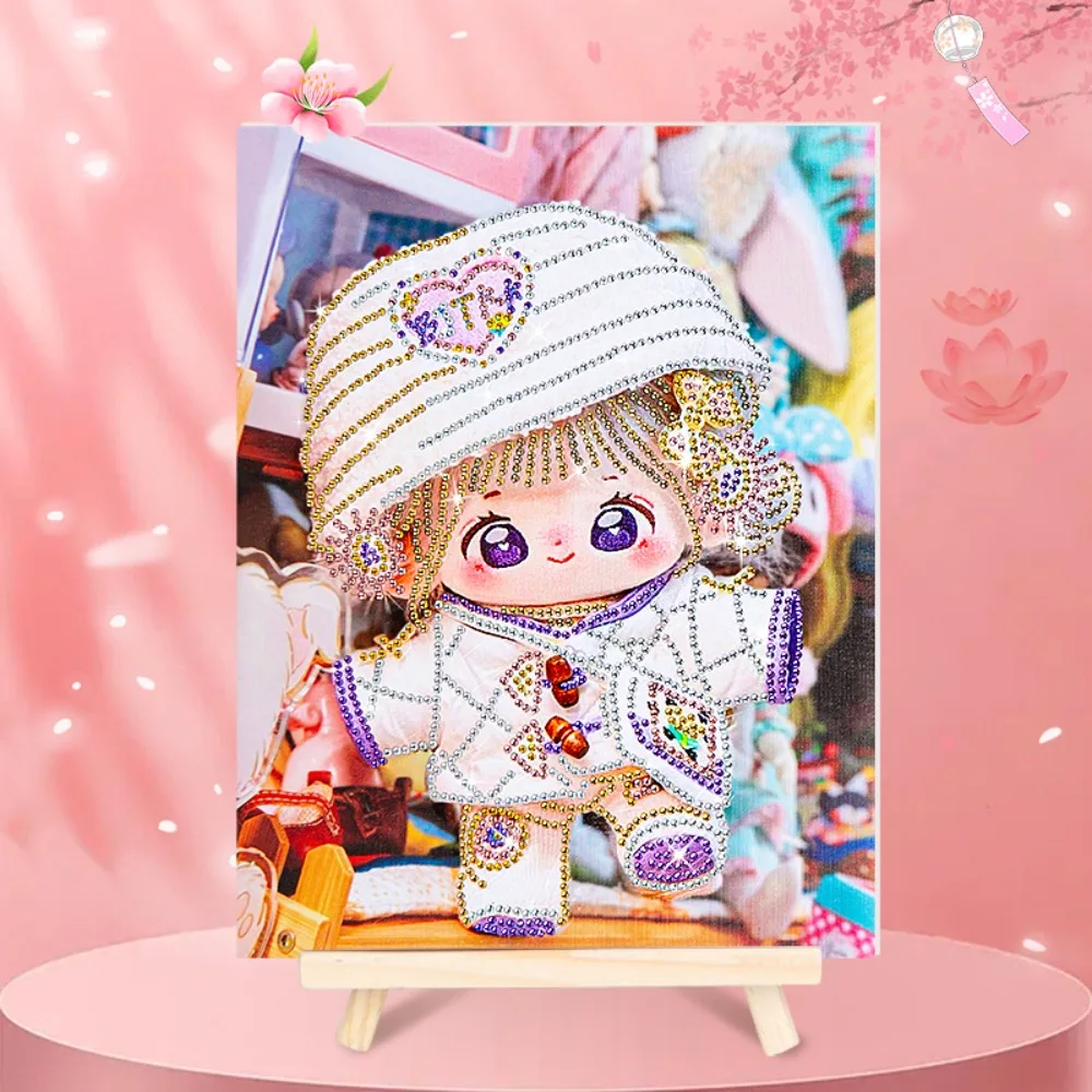 Plush Doll Pattern Cotton Doll Diamond Painting Colorful Cute DIY Diamond Painting Kit Kawaii Creative