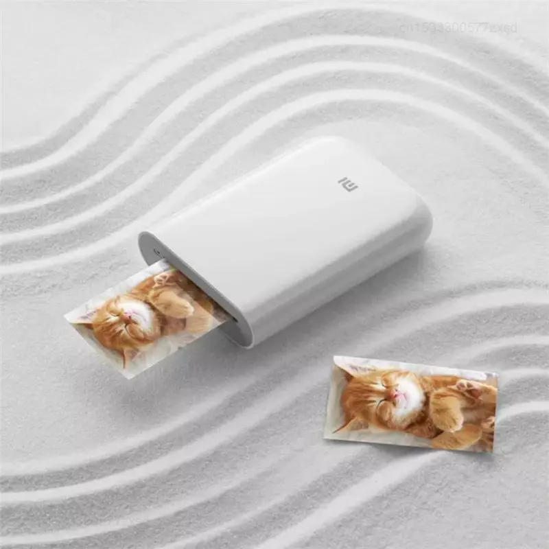 샤오미 미지아 AR 프린터, 휴대용 사진 미니 포켓 공유, 500mAh 사진 프린터, 미지아 포켓 열전사 프린터와 함께 작동, 300dpi