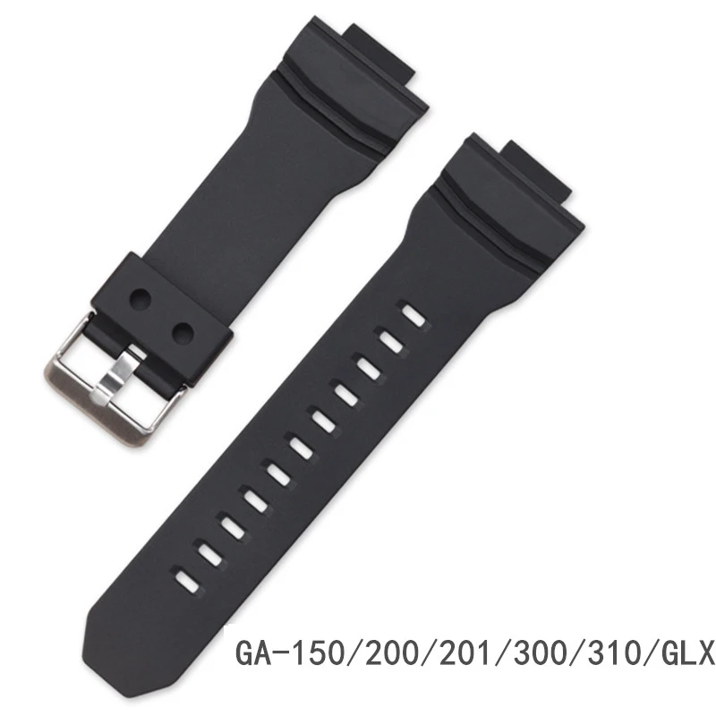 watch strap for Casio g-shock straps watch accessorise GA-150/200/201/300/310/GLX series tpu soft watchband Wristband Belt