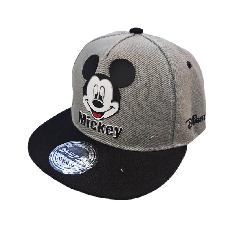 Disney Mickey Mouse Hat for Children Fashion Cartoon Snapback Boys and Girls Hip Hop Baseball Cap