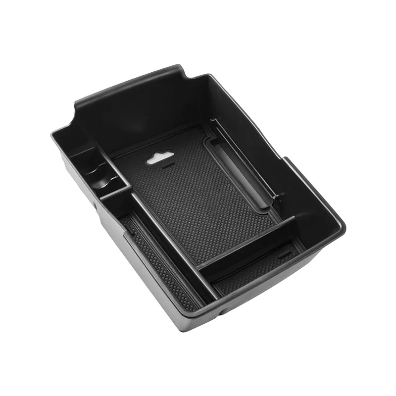 Central Armrest Storage Box Cover Trim ABS Car Organizer Suitable for Hyundai Santa Fe TM Armrest Box Storage 2021-2023