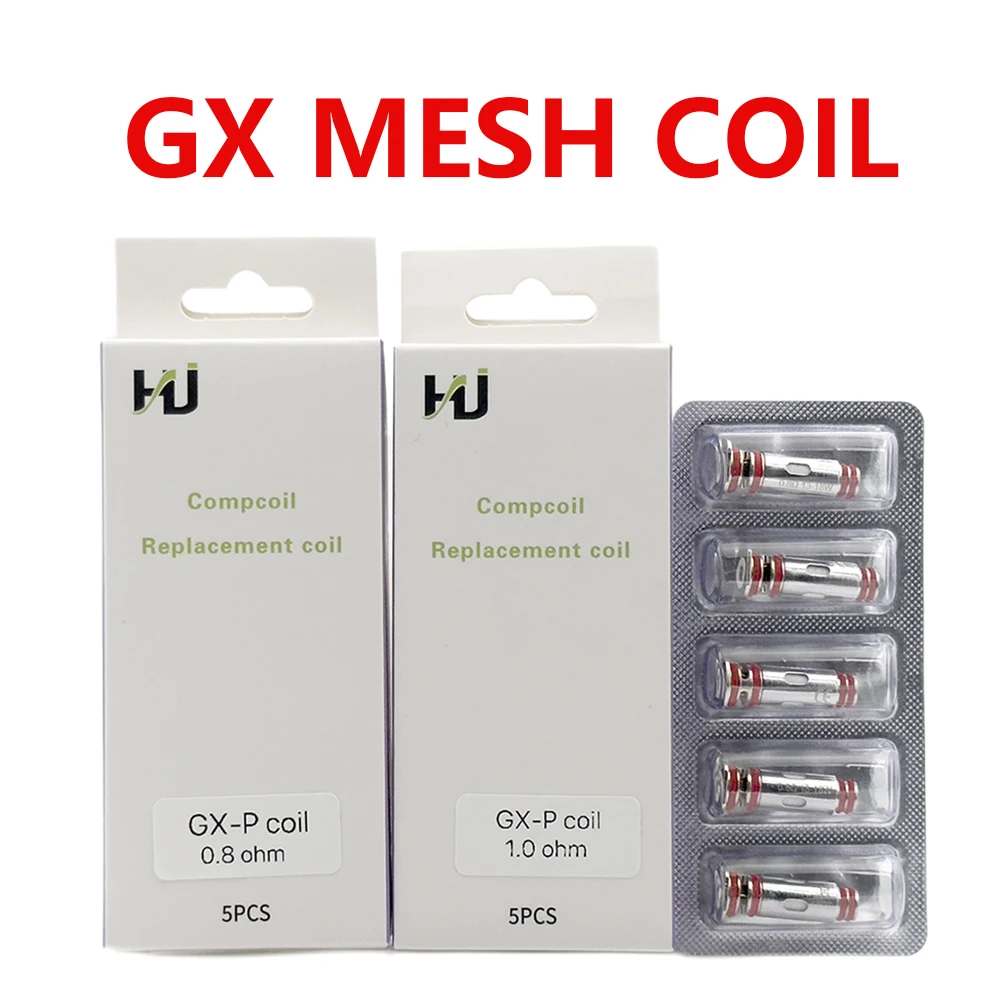 

10PCS GX Mesh Coil 0.8ohm 1.0ohm RDL MTL for Freemax Galex Nano Galex Pro Pods Cartridge Kit