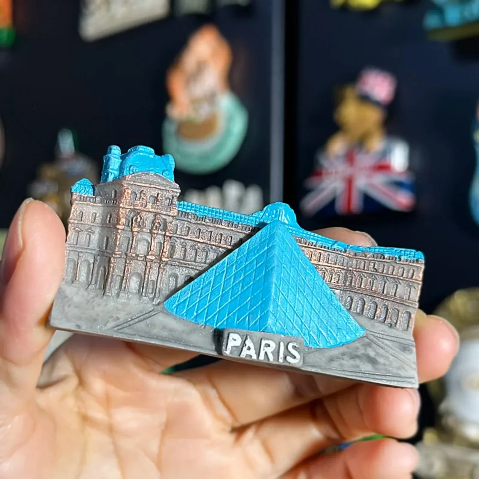 Louvre in Paris Refrigerator Magnet Home Decor Fridge Sticker France Souvenir Gifts Collection