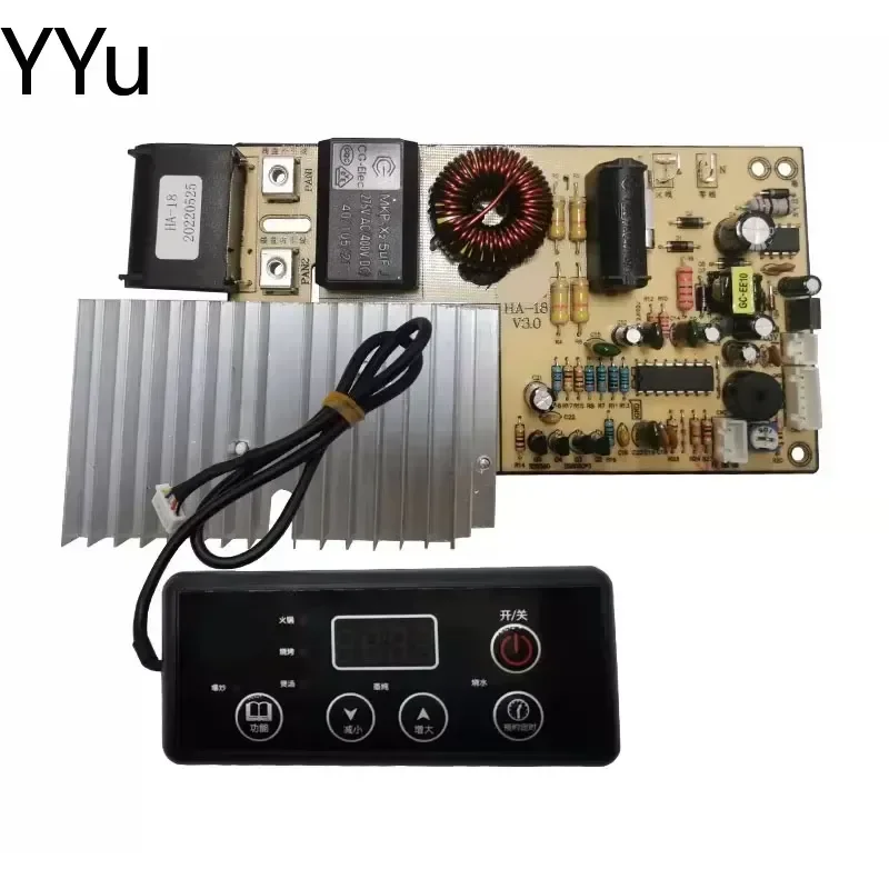 custom for 2100W Universal Induction Cooker Main Control Board PCB Motherboard Repair Replacement Part With Control Handle