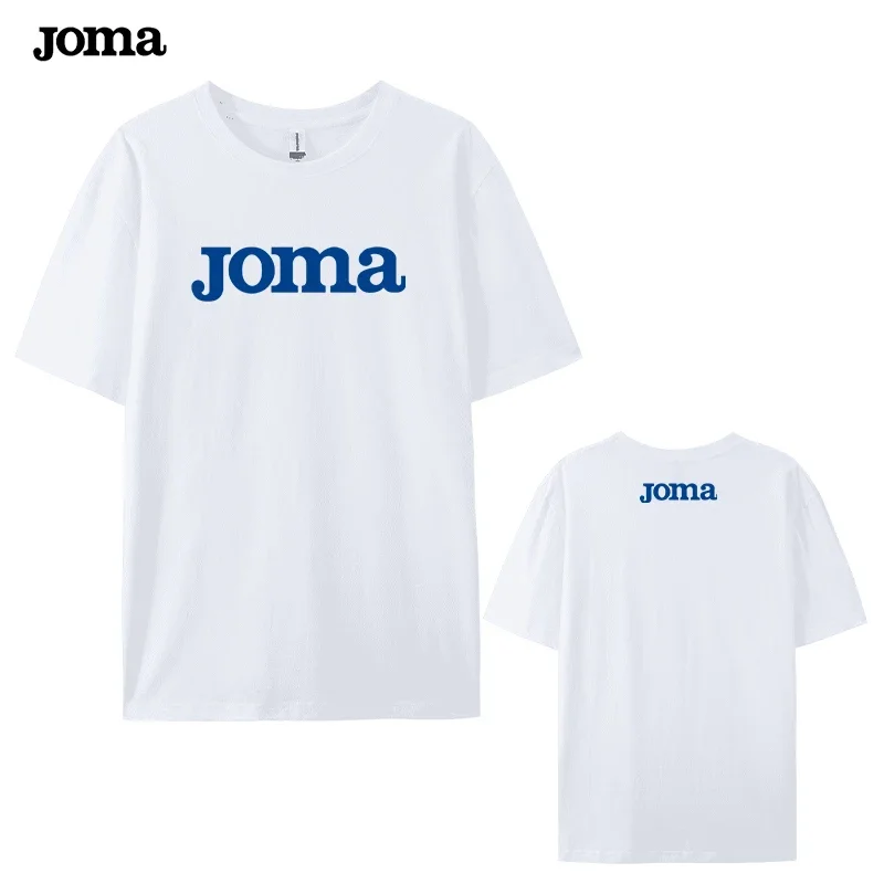 

2026 Summer Casual Men Short Sleeve Top 100% Cotton T-Shirt Joma Printed Sweatshirt Comfortable Breathable Unisex Clothing