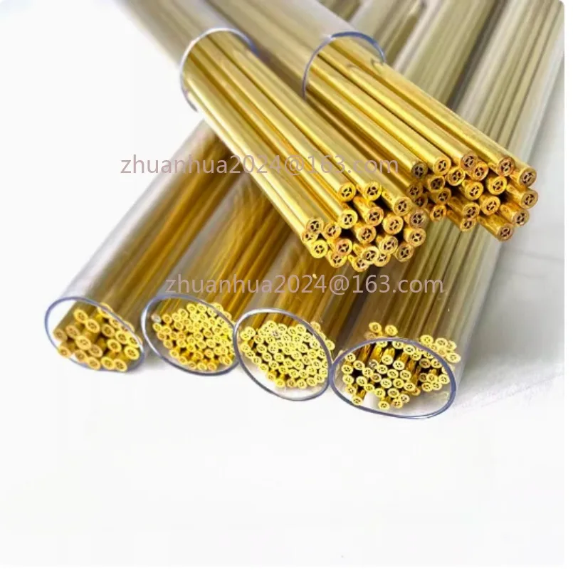 

Hot Sell EDM Drilling Brass Electrode Tube multihole 1.5/2.0/2.5/3.0*400mm 4 Holes for WEDM Drilling Machine