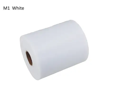 100% Polyester Tulle Rolls DIY Decorative Crafts White Tulle Rolls Spool for Wedding Decoration Event Party Supplies