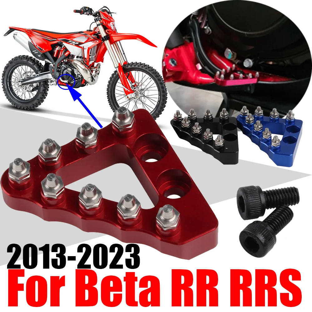 For Beta RR RRS 200 250 300 390 430 450 480 500 XTRAINER RR350 Motorcycle Accessories Rear Foot Brake Pedal Step Tip Plate Parts