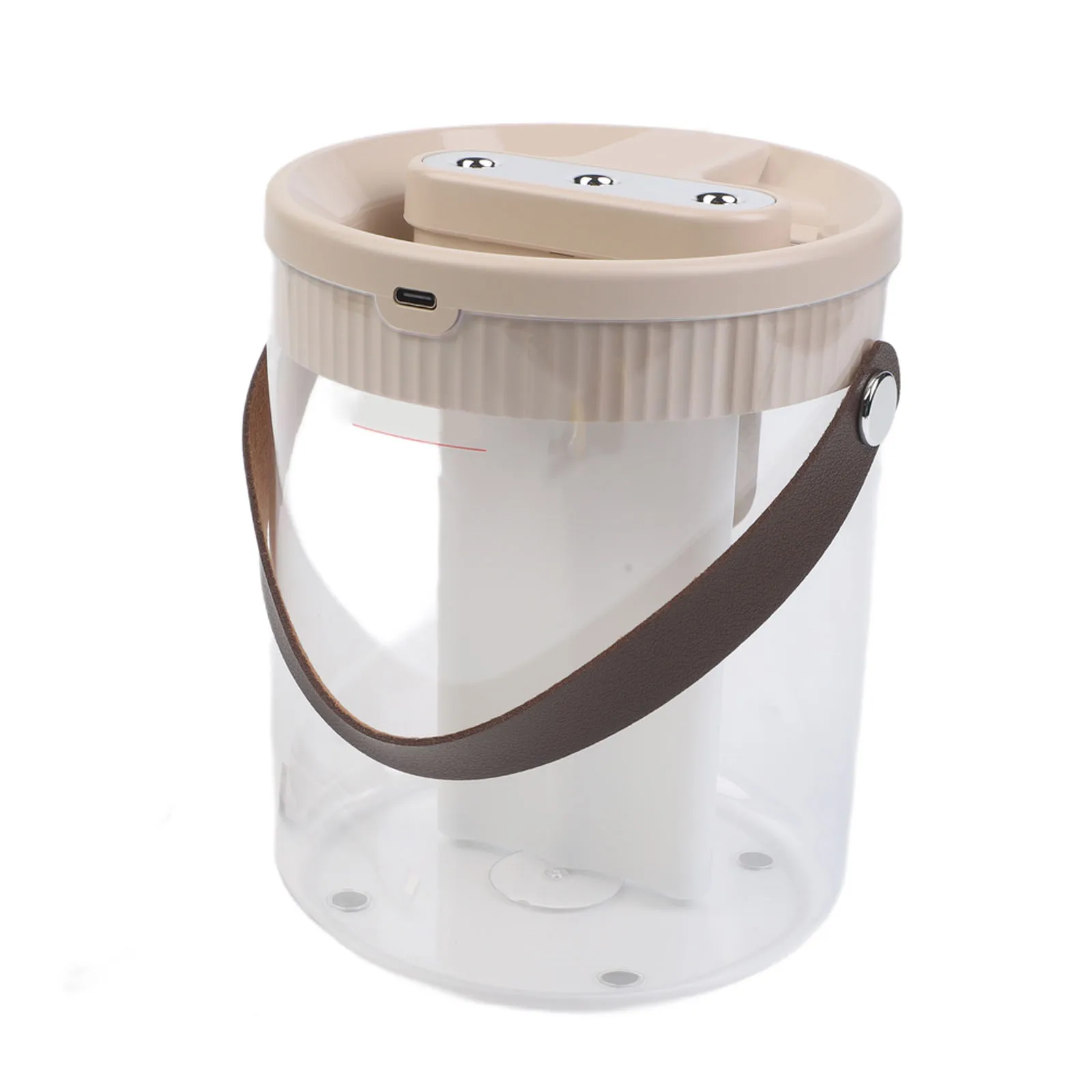 Portable 1 5L Humidifier Wireless with Adjustable Spray Modes Quiet Mist Output and Charging for Bedroom and Office