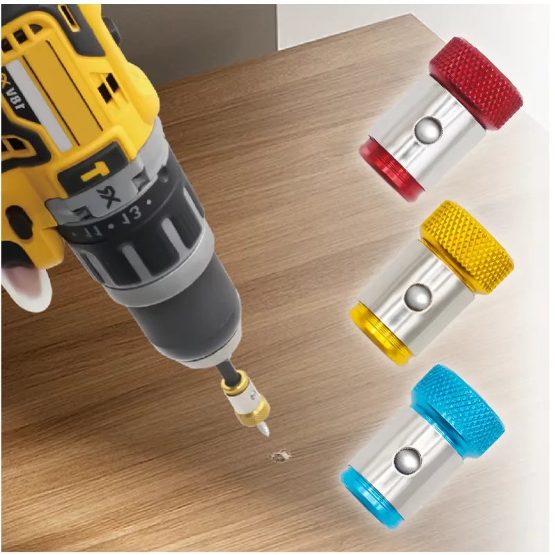 Power Tools Yellow - Porte-embouts magnétique universel 1/4 pouce pour