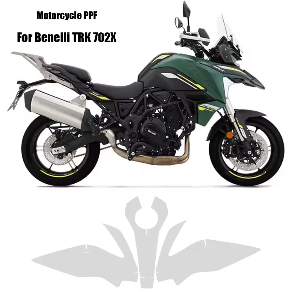 

Для Benelli TRK 702X PPF мотоцикла ТПУ прозрачная противоскользящая самовосстанавливающаяся защитная пленка анти-УФ-защитная пленка для краски 2025