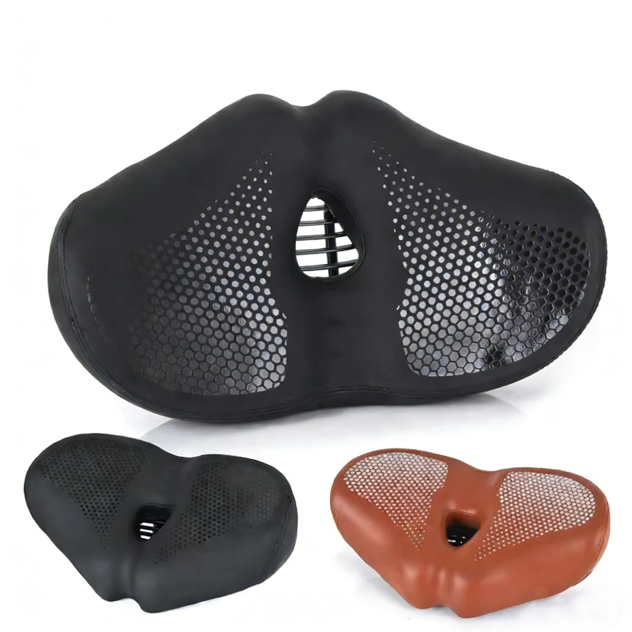 Noseless Bike Seat Cushion Extra Padding Comfortable Wide Bicycle Seat Oversized Soft Saddle for Bikes Mtb Road Bike Saddle view 2