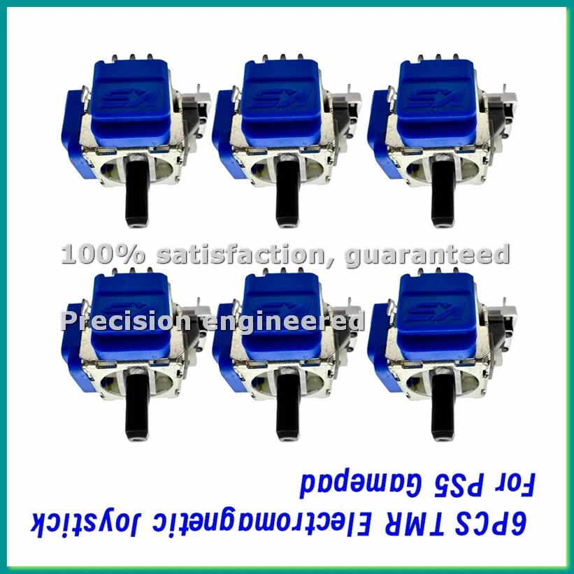 

Электромагнитный джойстик TMR, 6 шт., для модернизации геймпада, аналоговый 3D-контроллер-джойстик TMR-VVNB
