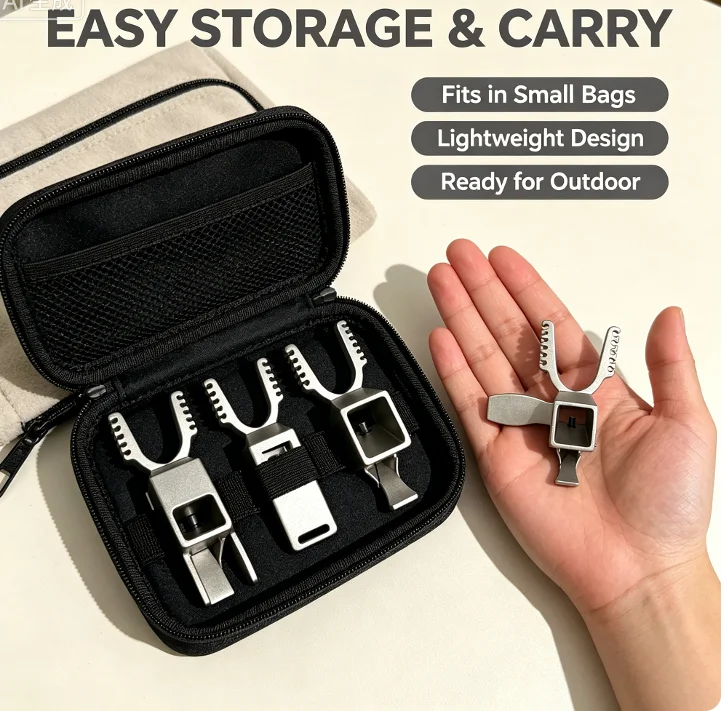Easy-to-install sliding bow fitting,stainless steel component stable grip plate, compatible with 10-strand outdoor rubber straps