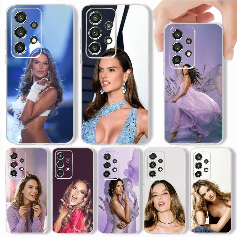supermode AA A-Alessandra Ambrosio Phone Case Soft Transparent TPU Case For Samsung S25,S24,S21,S22,S23,S30,Ultra,S20,Plus