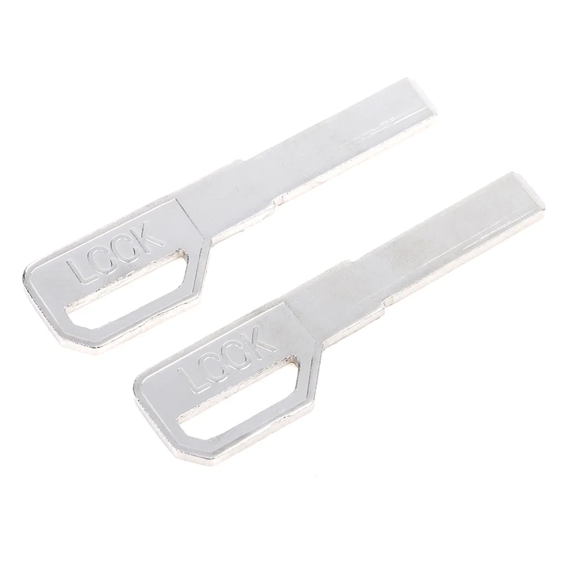 2PCS Key Embryo Fingerprint Lock Password Lock Super D Key Blank Suitable For Handle LOCK Flat Multi-track Light Board*
