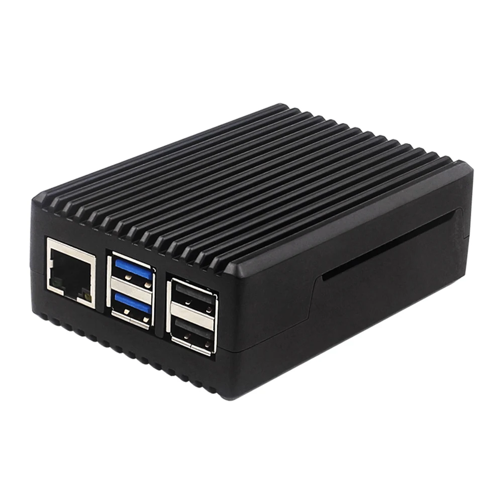 

Metal Case with Pi 5 Active Cooler Aluminum Alloy Case Case with Cooling Fan Metal Shell Cooling Enclosure for Raspbery Pi 5