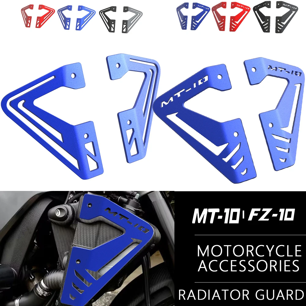 

MT-10 MT10 MT mt10 Motorcycle 2018 2019 2020 2021 FOR YAMAHA FZ-10 FZ10 2017 Side Radiator Grille Cover Guard Protector FZ MT 10