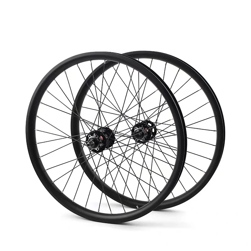 

700C Aluminum Alloy Bicycle Wheels BMX Steel Axle Core Front Wheels Rear Wheels 32H Six-Nail Disc Brakes Bearing Hubs Wheels