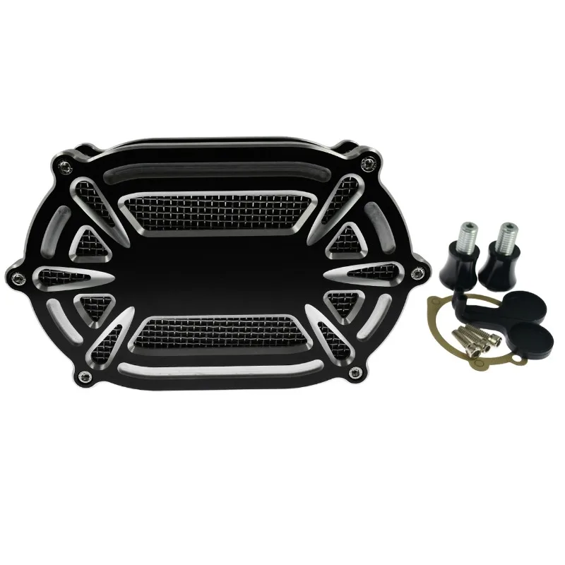 

Fit Touring Dyna Softail 979 CNC Aluminum High Flow Air Cleaner Intake Filter Assembly Premium Washable Upgrade Kit
