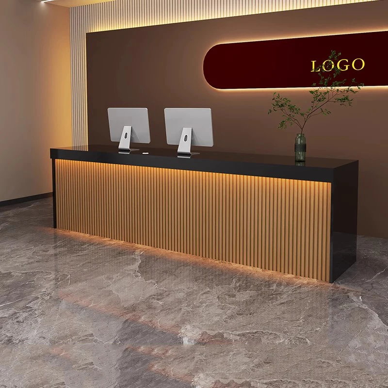 

Modern Company Reception Desks Shop Beauty Luxury Bar Hotel Restaurant Executive Reception Desks Display Bureau Trendy Furniture