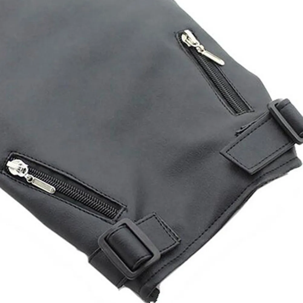 

Зимняя куртка для собак из ПУ, теплая, на молнии, ветрозащитная, водоотталкивающая, для щенков, с D-образным кольцом, для холодной погоды