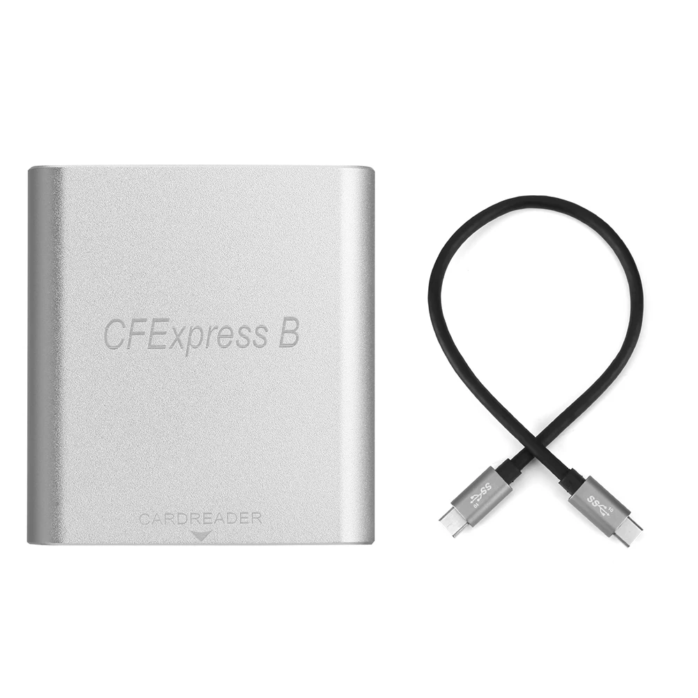 Adaptor kartu memori CF portabel USB 3.1 Gen 2 CFE B kartu memori Drive-gratis untuk Laptop komputer ponsel untuk MacBook iPad Chromebook