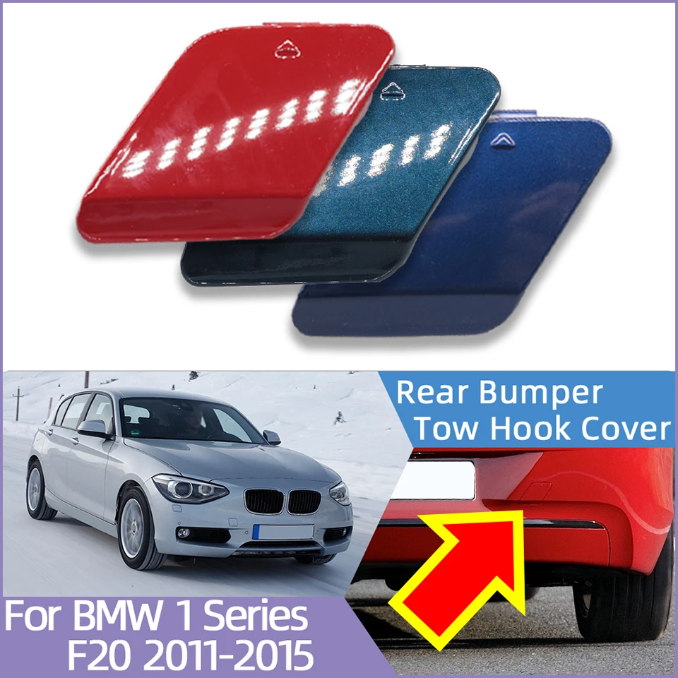 Rear Bumper Towing Hook Cover Cap Hauling Lid For BMW 1 Series 4-Door F20 F21 2011 2012 20132014 Painted 51127293548