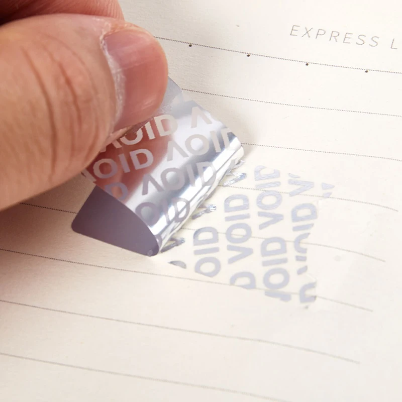 100Pcs Warranty Protection Sticker Security Seal Brittle Paper Tamper Proof Warranty Void Label Stickers Adhesive Label Guanante
