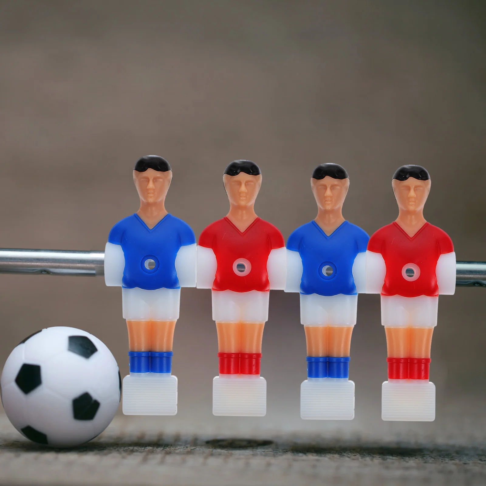 11 Pcs Football Machine Player Foosball Men Soccer Figurine Game Accessory Table Toy Replacement