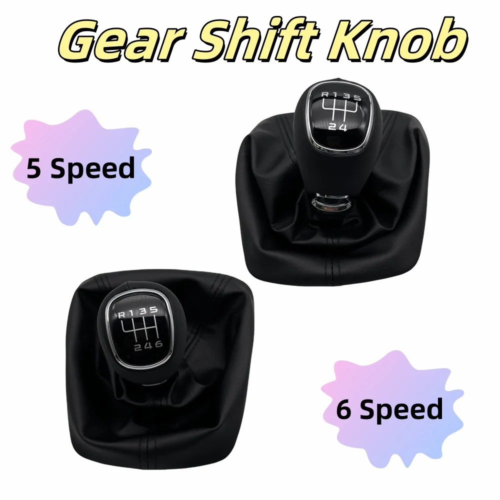 

5/6-скоростная автомобильная ручка переключения передач, ручка переключения передач, чехол для Skoda для Octavia A5 A6 2004-2012 2011 2010 2009