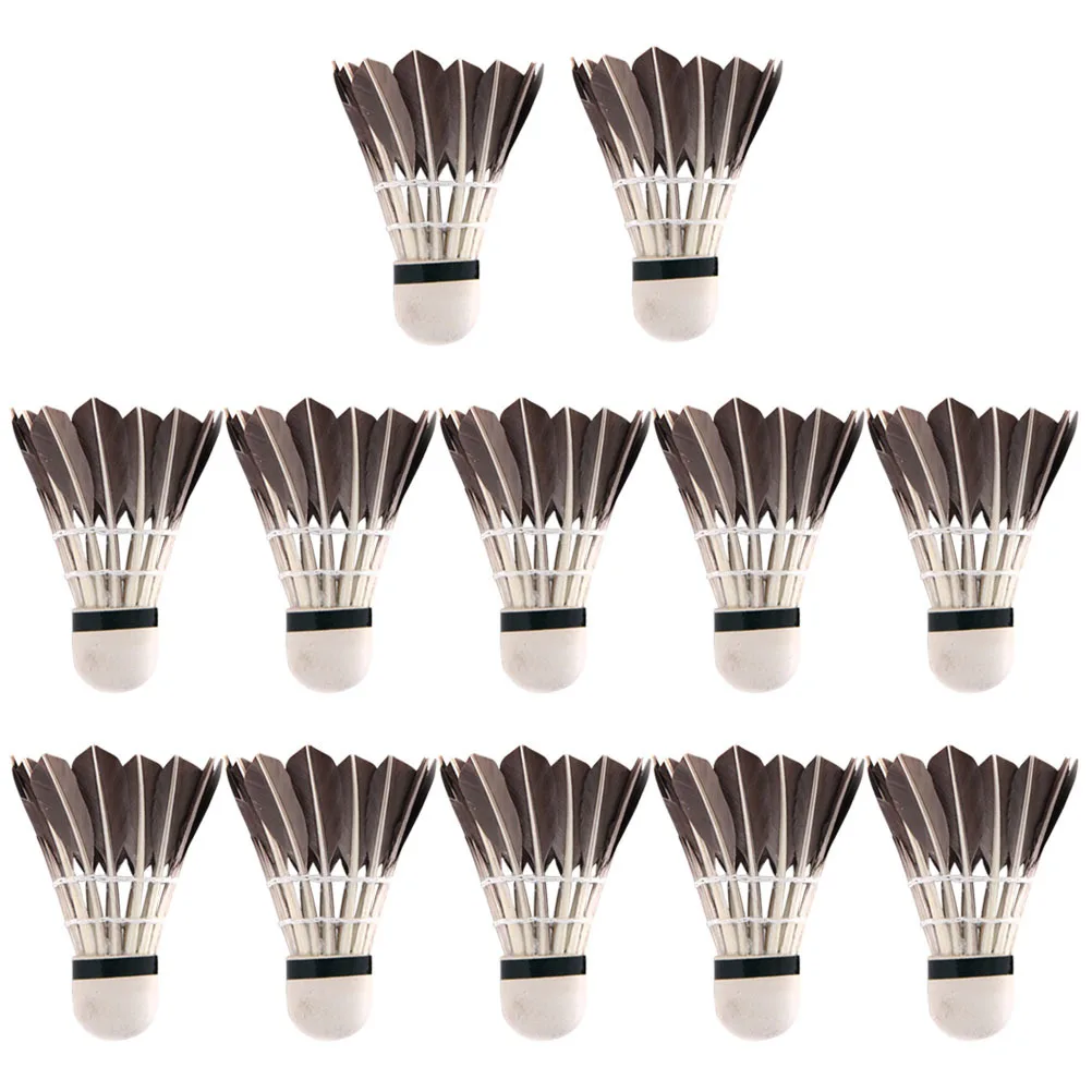 

12Pcs Durable Shuttlecocks High Bounce Sturdy Structure Training Fitness Badminton Balls Shuttlecocks,badminton Ball