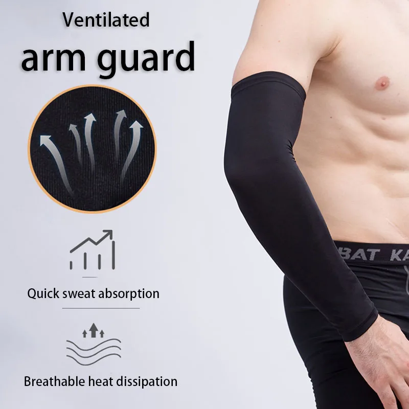 Lycra Sports Elbow Guard Breathable Non-slip Limb Protector Basketball Football Has No Honeycomb Armband