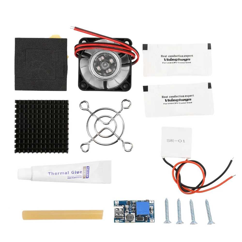 SR-01 Type-C USB/5V Fan 12V DIY Phone Heat Sink Refrigerator Semiconductor Refrigeration Chip Silent Tablet Cooling Device