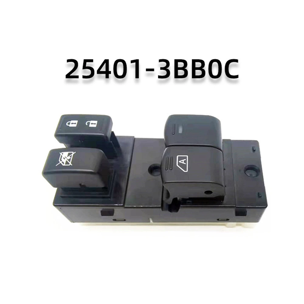 Car Front Window Control Power Rocker Switch For Nissan Micra 254011HB0C 254013BB0C 254011HB0C 254013BB0C Lifter Push Buttons