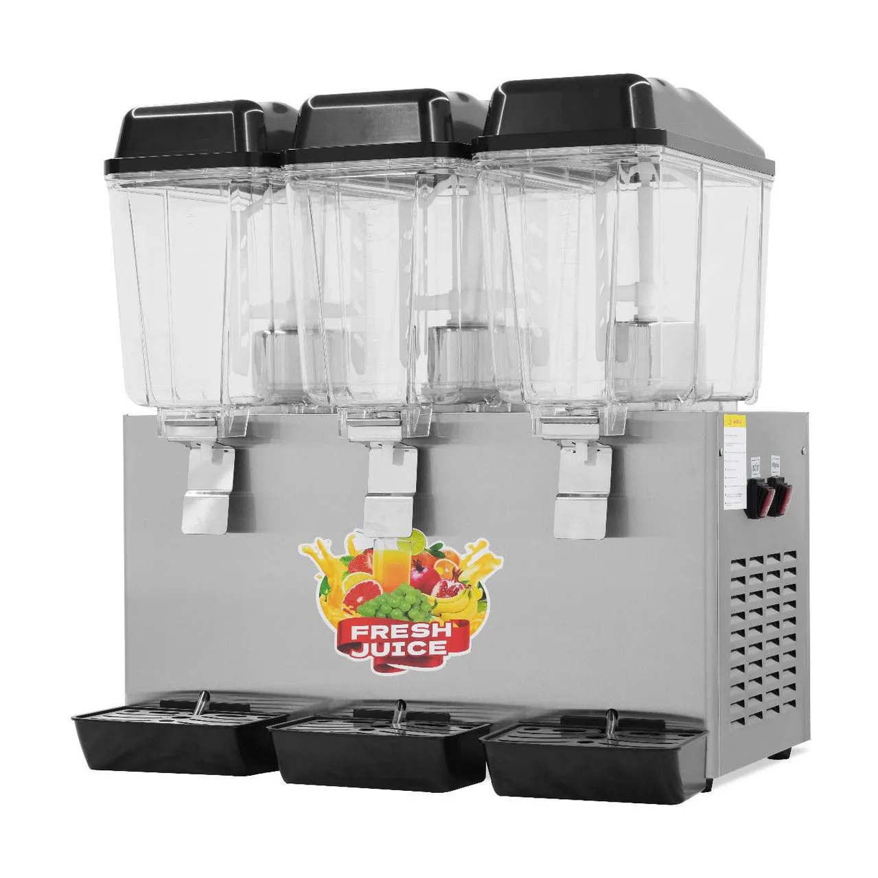 

Professional 3-bowl beverage dispenser 48-liter cooler Commercial three-cylinder juice dispenser