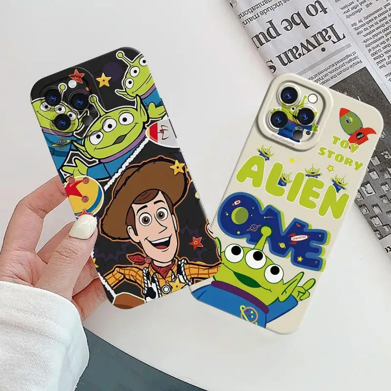 Toy Story Woody Lotsos Mirror Phone Case for Apple iPhone 15 Pro Max 13 14 Plus 12 11 Pro MAX Cover