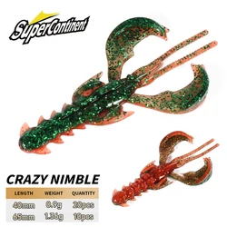 Supercontinent sıcak çılgın Lures karides cezbedici yumuşak cazibesi balıkçılık Lures karides istakoz istakoz yumuşak plastik olta yemi balıkçılık Lures