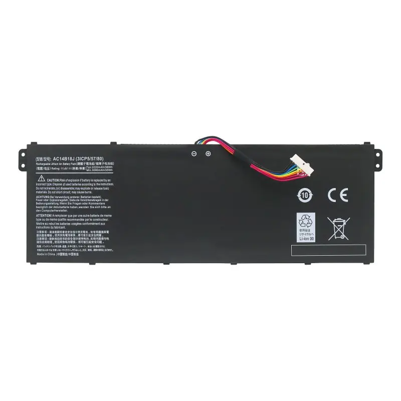 AC14B18J Battery for Acer Chromebook 13 CB5-311 Acer TravelMate B115-M B115-MP Acer Aspire E3-111 / V3-111 / V3-111P / V5-122