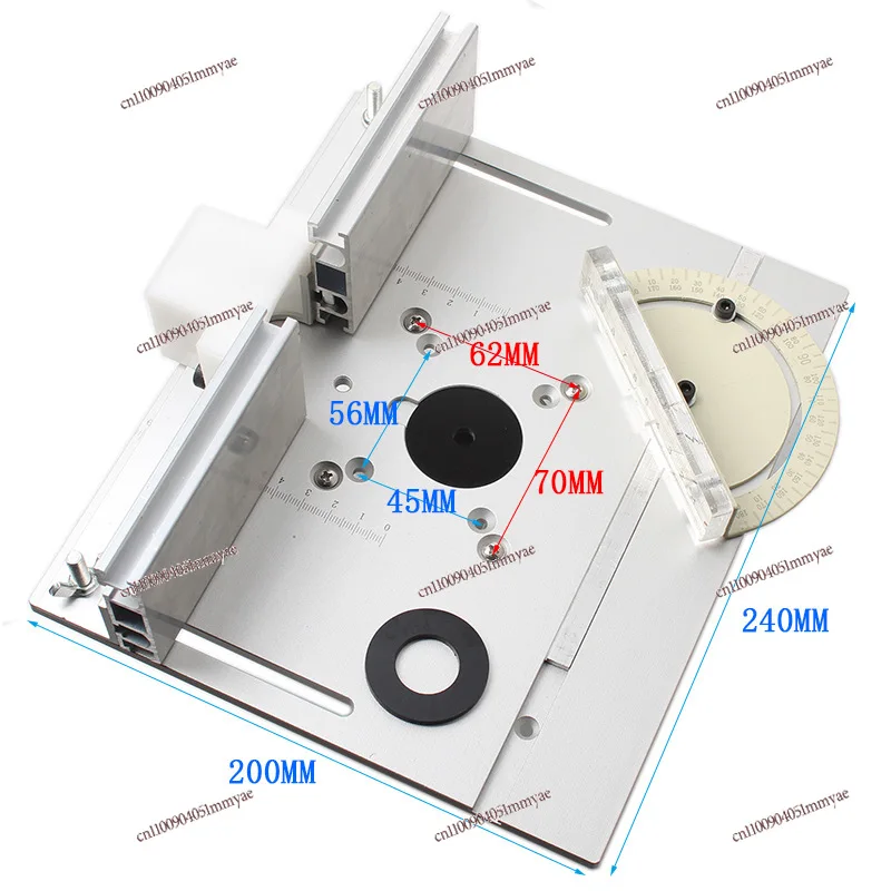 Woodworking Engraving Machine Flip-chip Board, Bakelite Milling Countertop, Aluminum Alloy Panel, Backer, Push Ruler, Flip-chip