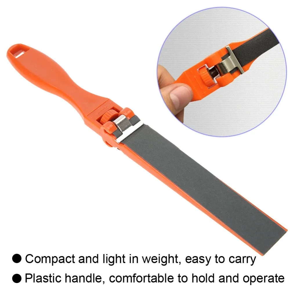 2pcs Professional Orange Sand Paper Roll Bar Plastic Sanding Paper Stick Abrasive Paper Clip Automotive