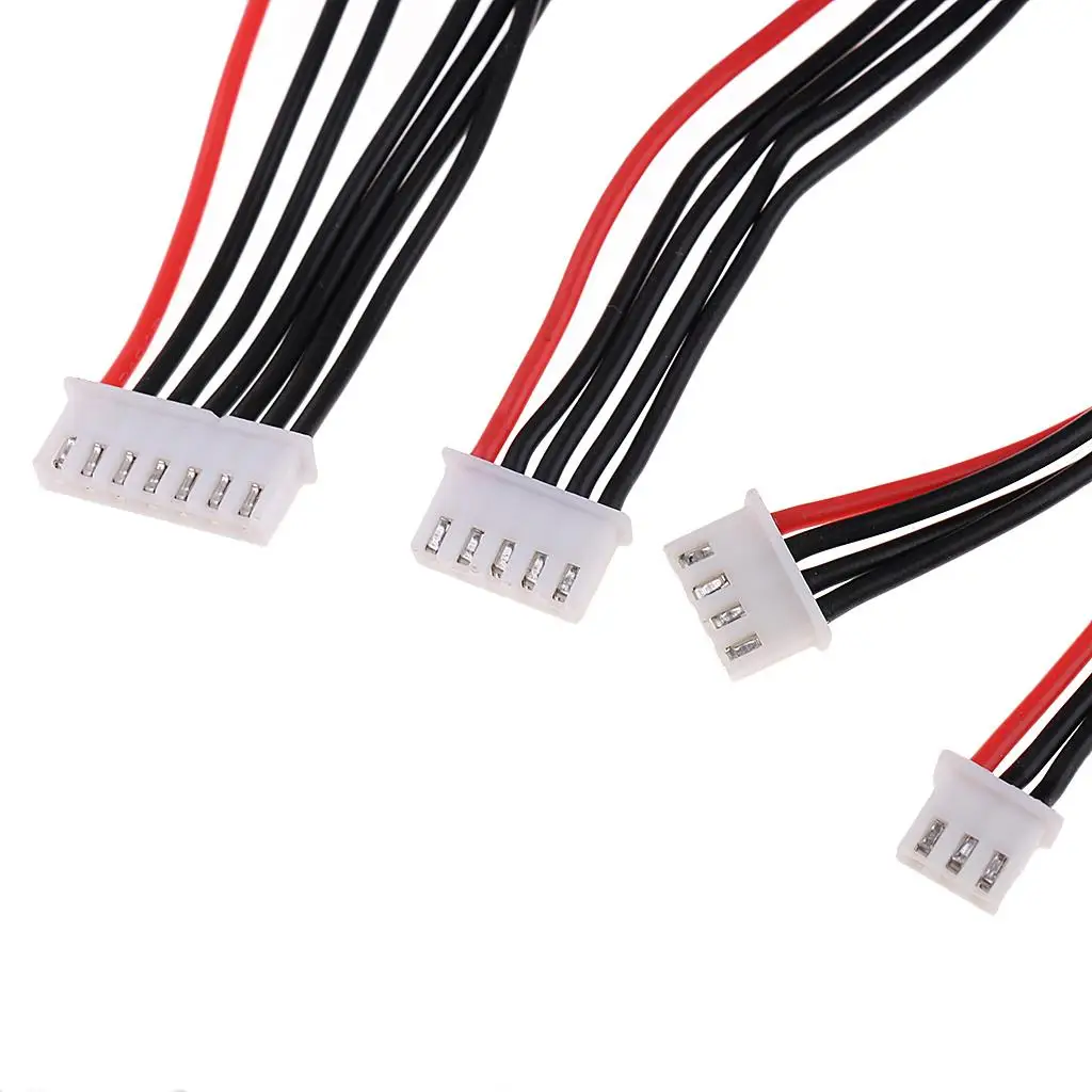 4 Pcs 20cm JST-XH Balancer Adapter Cable 2S 3S 4S 5S 6S Lipo Battery