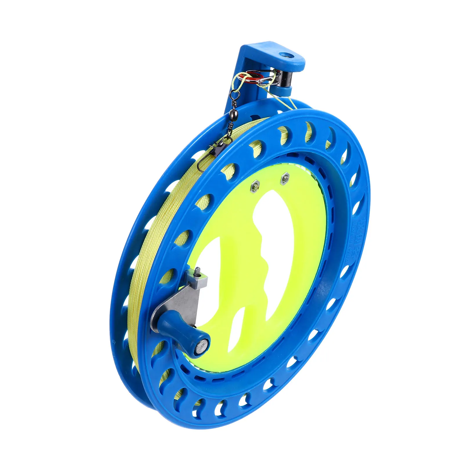 手持ちホイールツール キテリーラー ワインダー フライングアクセサリー ストリングカイト ブルー付き