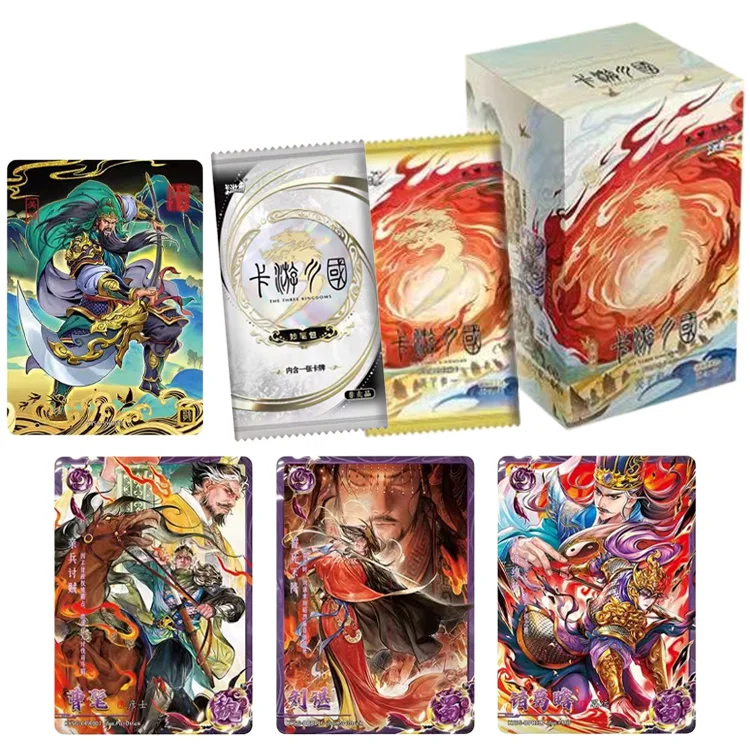 

KAYOU Three Kingdoms Game Cards The world is unified Flooded the Seventh Army Heroes Shining Limited Edition Trading Cards