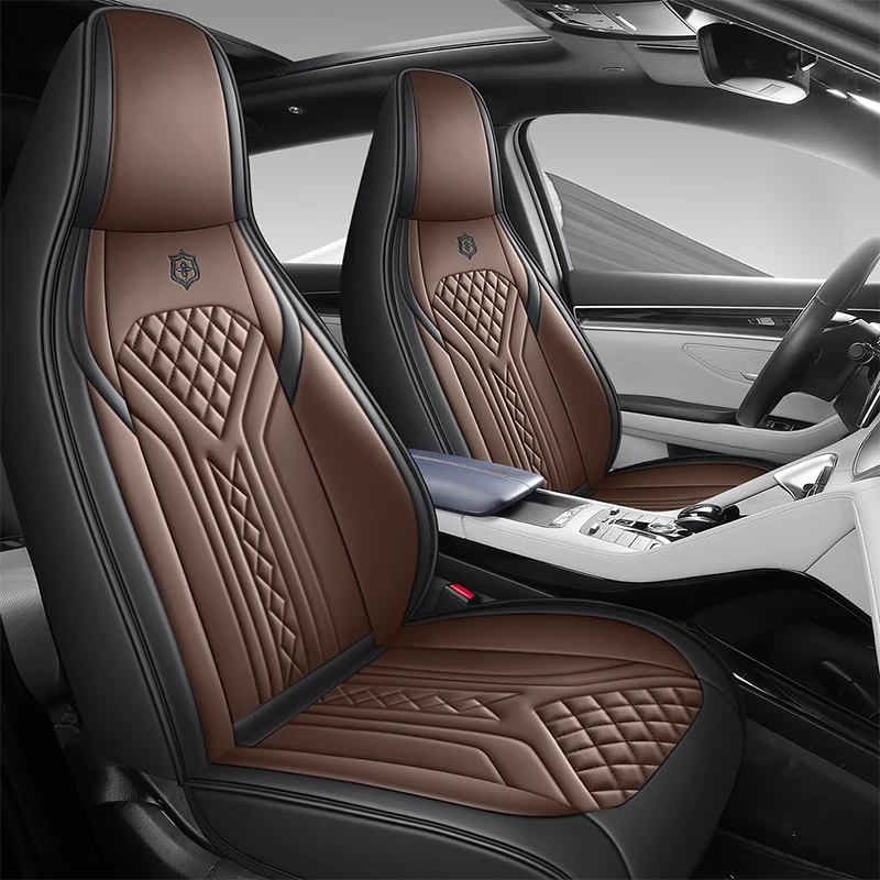 Five-seat Car Seat Covers, One-piece Full-coverage, Automotive Accessories, Suitable for Most Vehicles