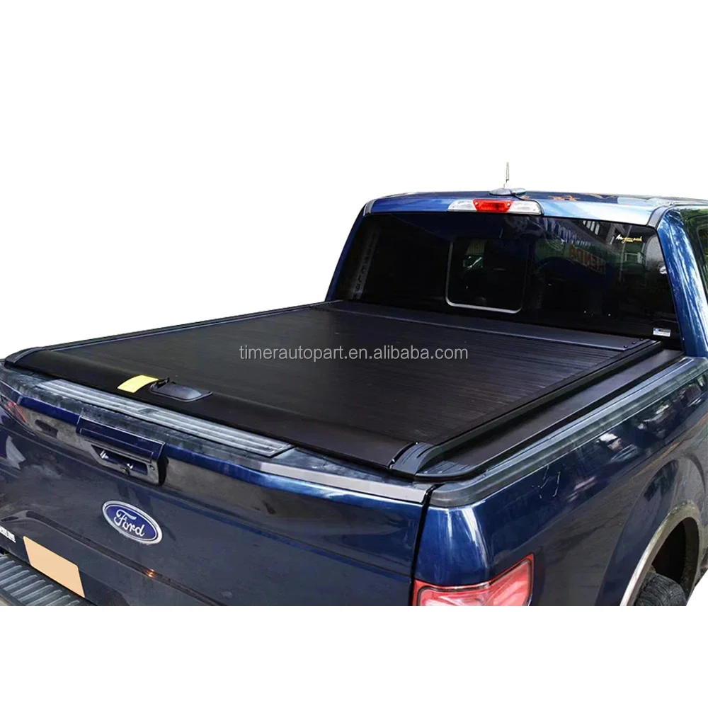 4X4 Offroad Aluminium Retractable Rack Roll Up Pickup Truck Bed Cover Roller Lid Manual Tonneau Covers For Dodge Ram1500